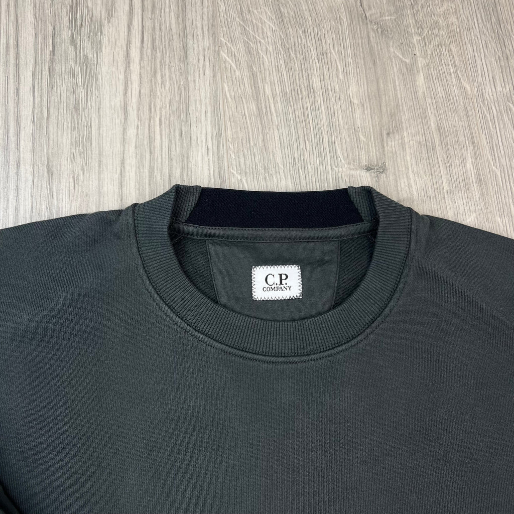 CP Company Raised Fleece Tracksuit - Raven