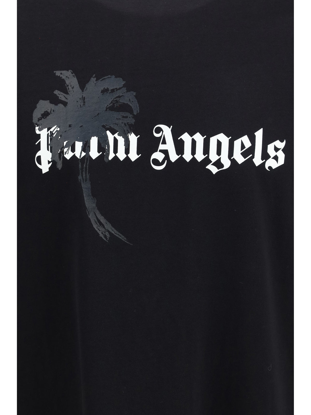 Palm Angels Graphic Logo Print T-Shirt — Black
