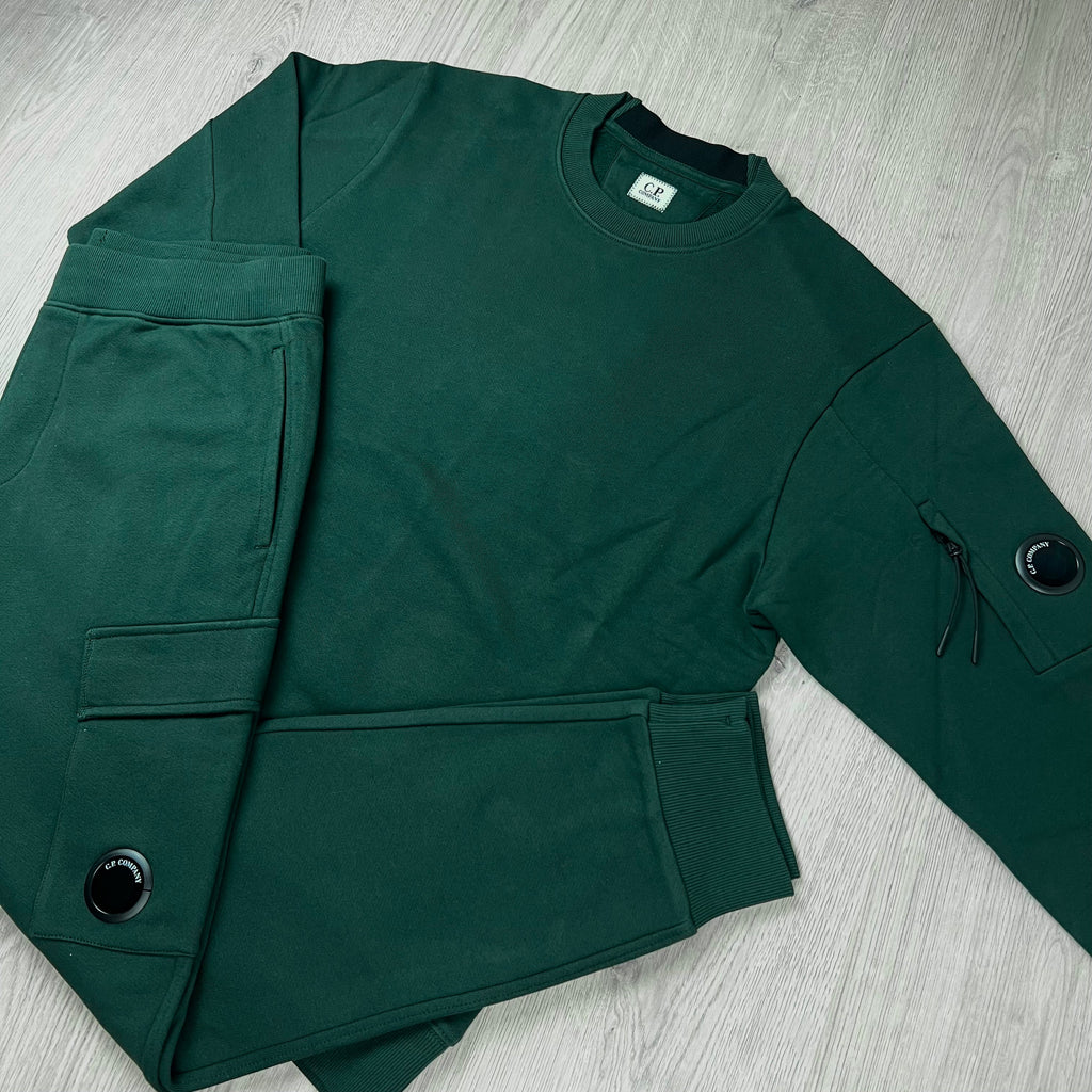CP Company Raised Fleece Tracksuit - Ponderosa Pine