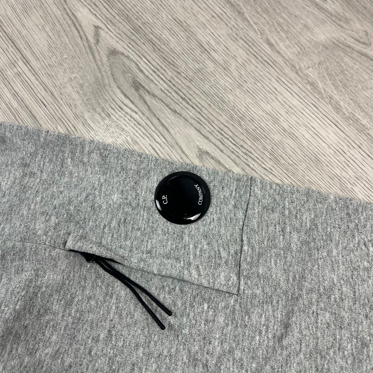 CP Company Raised Fleece Hoodie - Grey