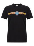 Versace Medusa-Print Cotton T-shirt — Black
