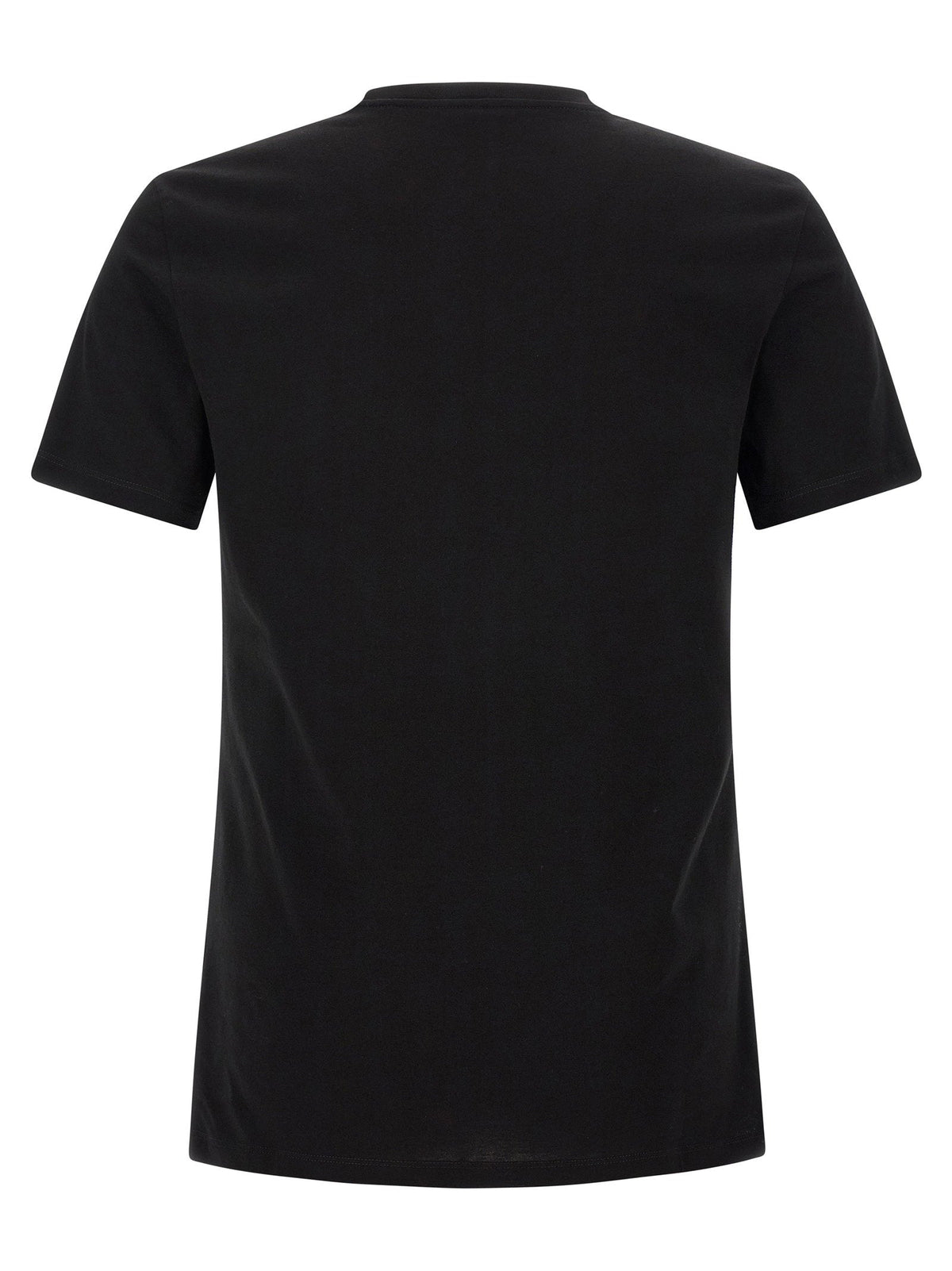 Versace Medusa-Print Cotton T-shirt — Black