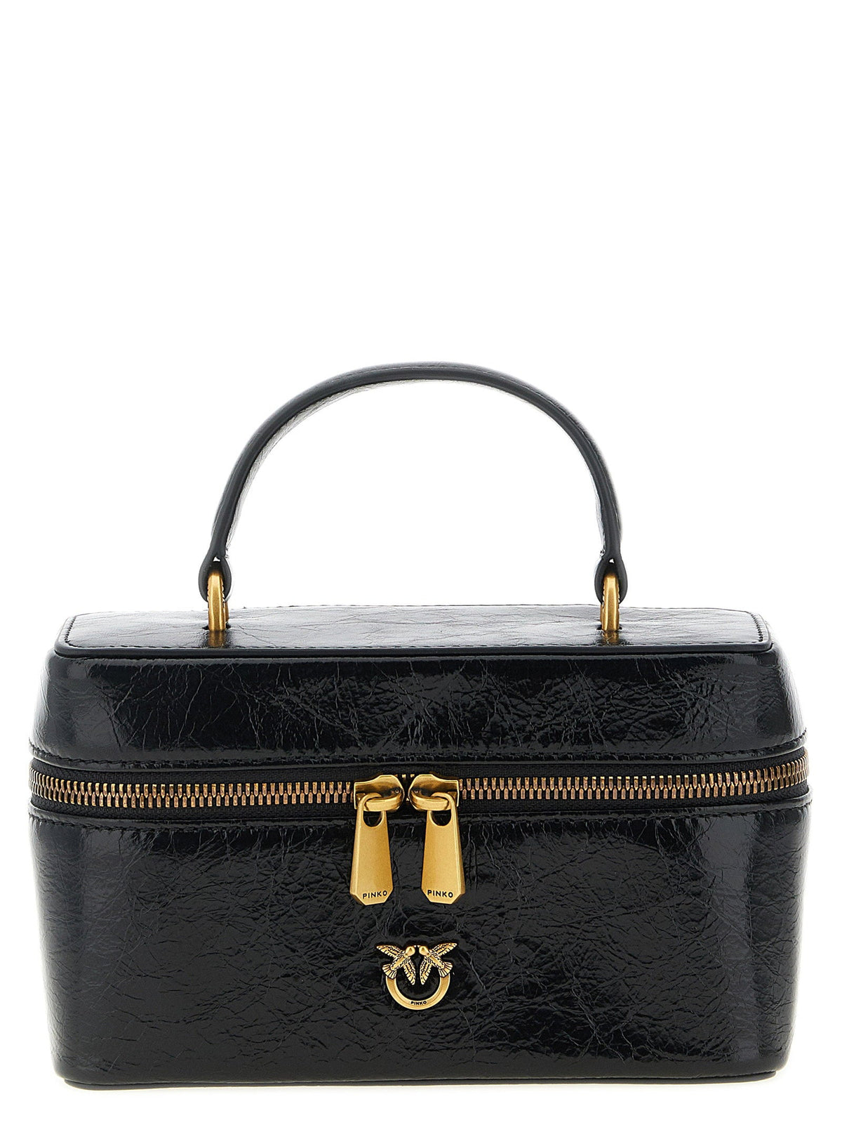 Pinko Vanity Top Handle Bag — Black