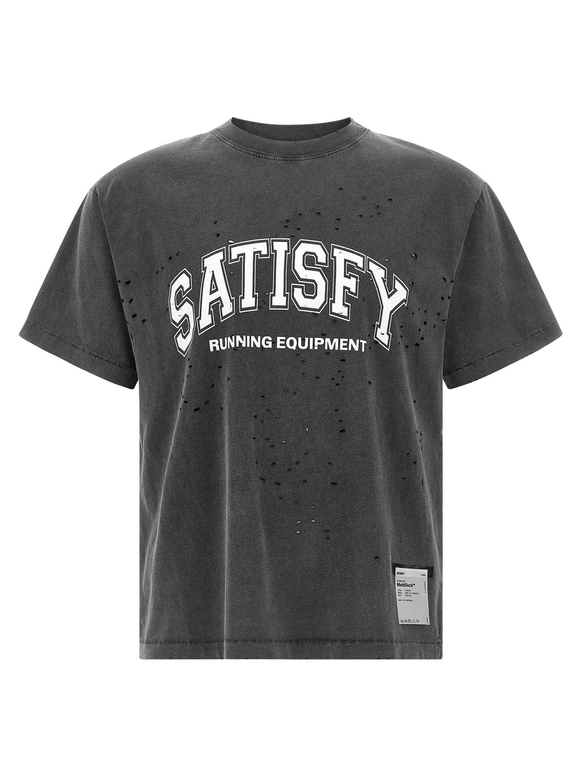 Satisfy Running Equipment T-Shirt — Charcoal