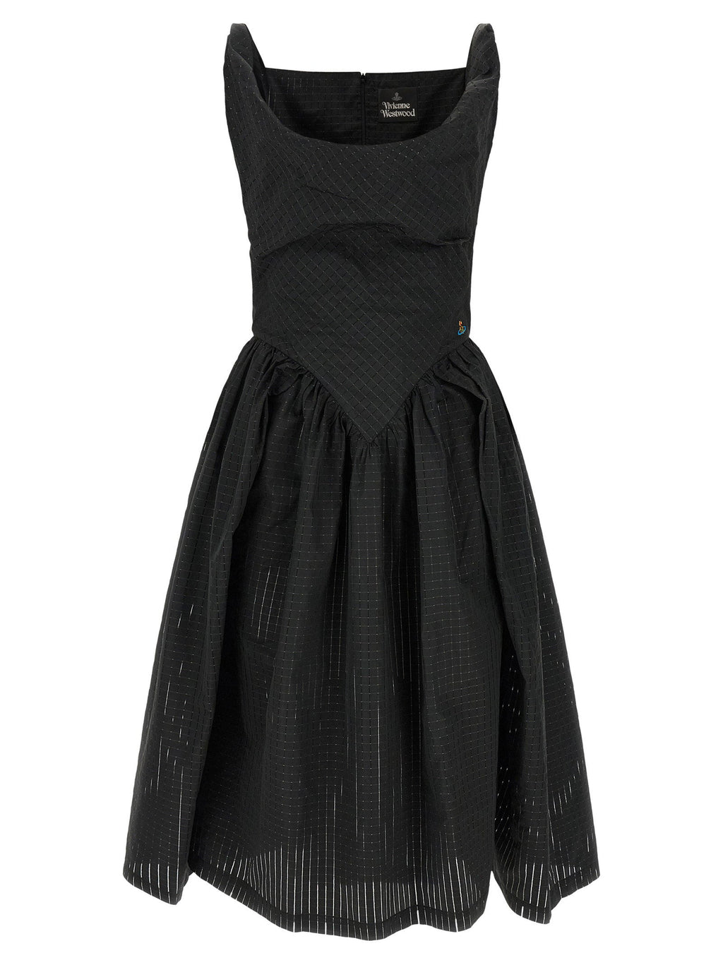 Vivienne Westwood Corset-Inspired Bodice Dress — Black