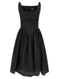 Vivienne Westwood Corset-Inspired Bodice Dress — Black