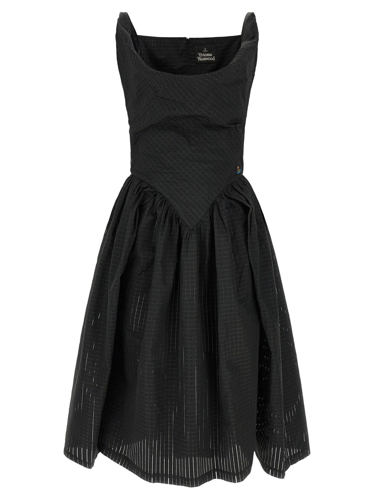 Vivienne Westwood Corset-Inspired Bodice Dress — Black