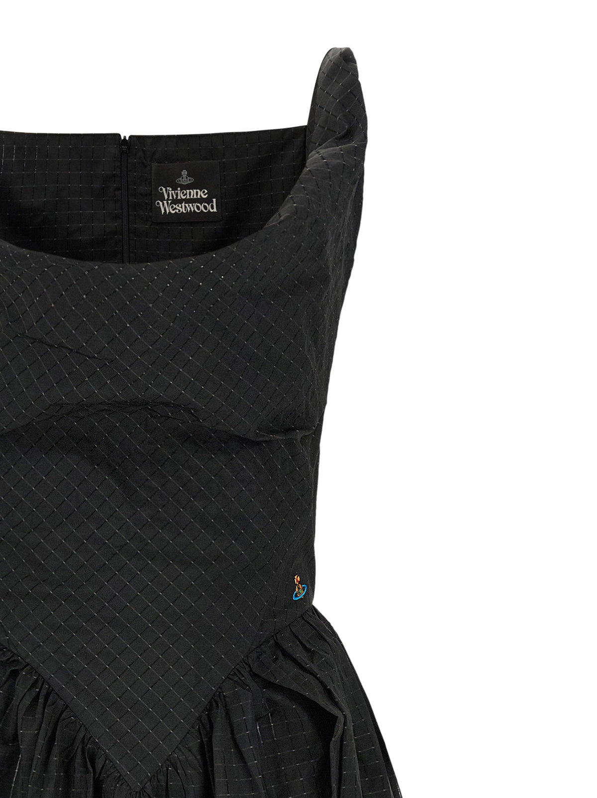 Vivienne Westwood Corset-Inspired Bodice Dress — Black