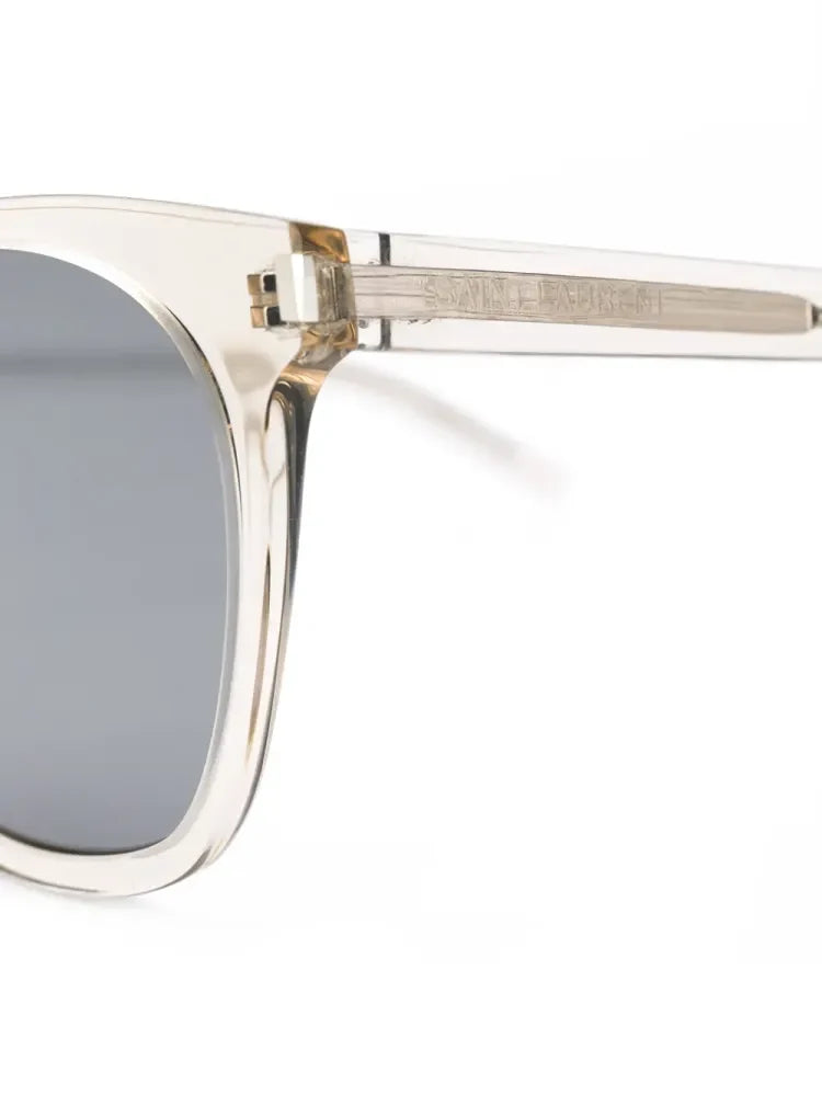 Saint Laurent Eyewear SL28SLIM Sunglasses — Beige