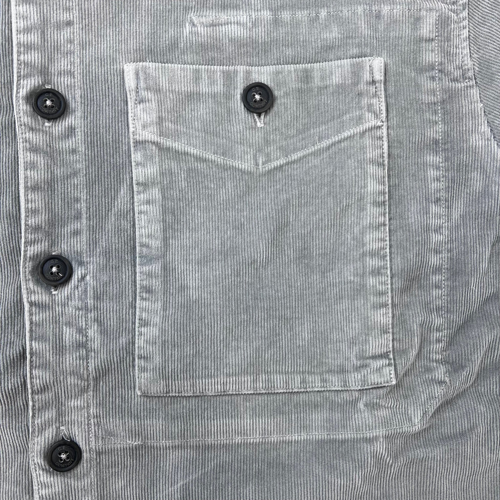 CP Company Corduroy Overshirt - Flint Grey
