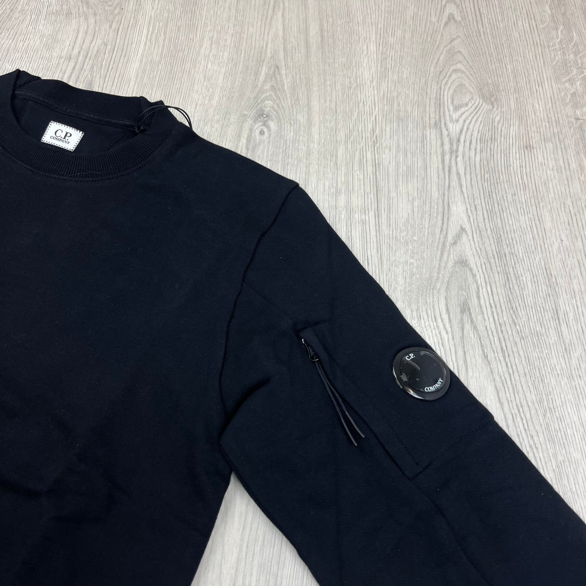 CP Company Raised Fleece Sweatshirt - Black