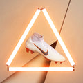 Nike Mercurial Superfly VI Elite FG - White/Metallic Cool Grey/Total Orange