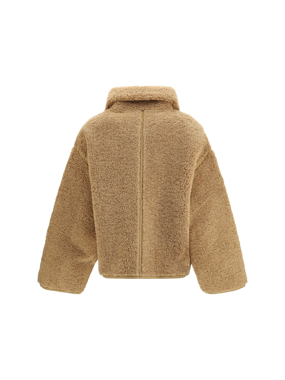 Pinko Eco Shearling Jacket — Beige