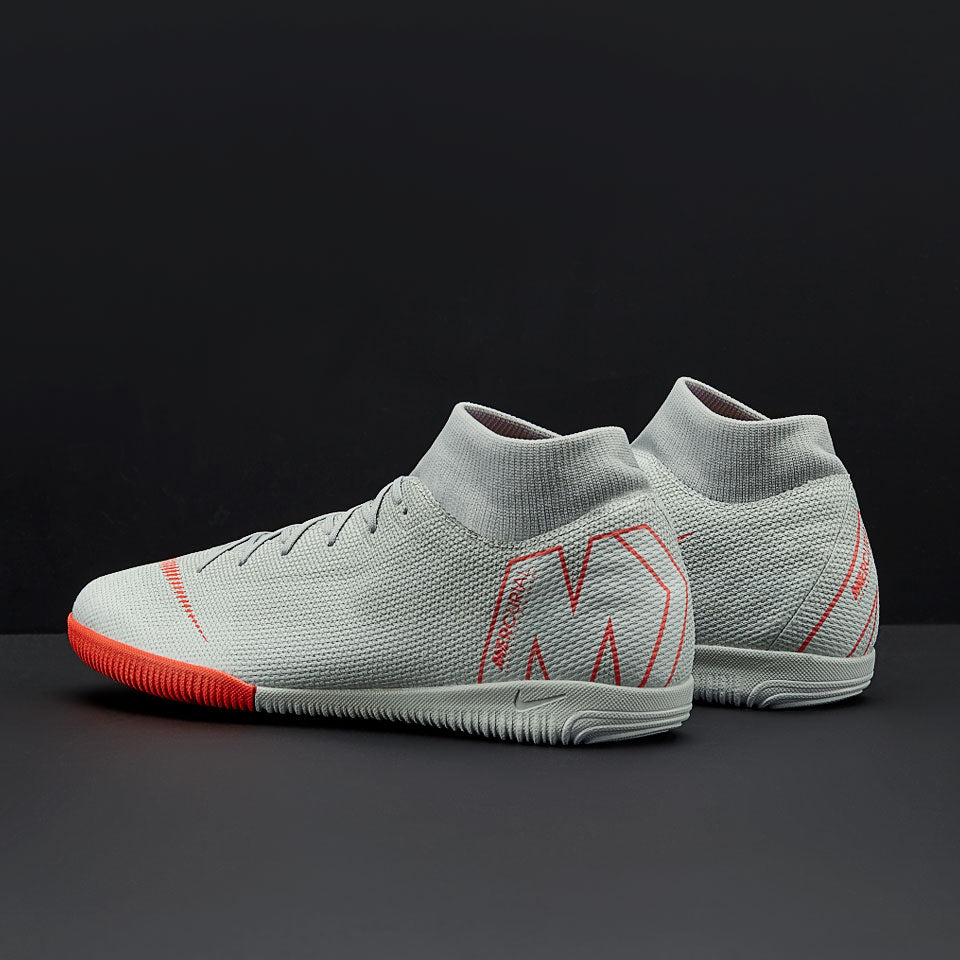 Nike Superfly VI Academy FG/MG - Wolf Grey/Light Crimson-Pure Platinum