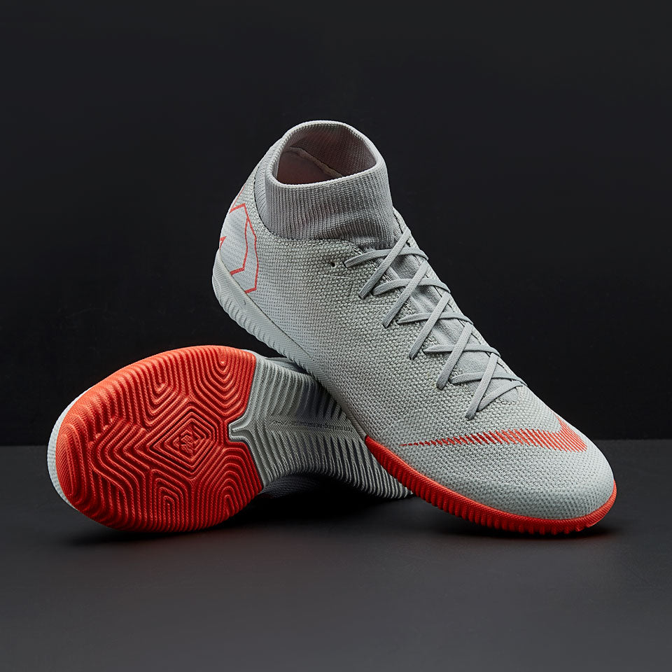 Nike Superfly VI Academy FG/MG - Wolf Grey/Light Crimson-Pure Platinum