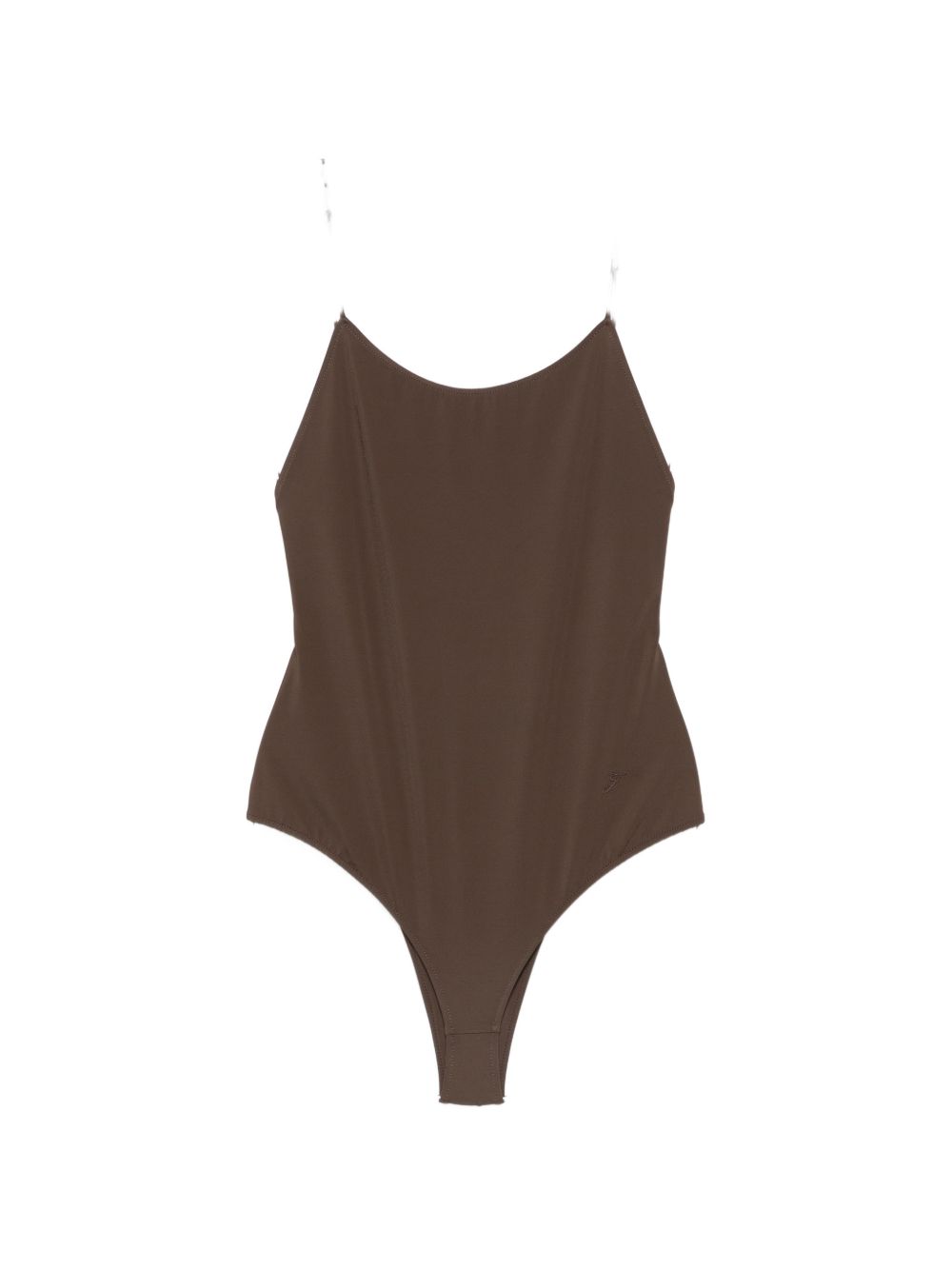 JACQUEMUS RESORT One-Piece Swimsuit — Brown