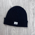 CP Company Patch Beanie - Navy