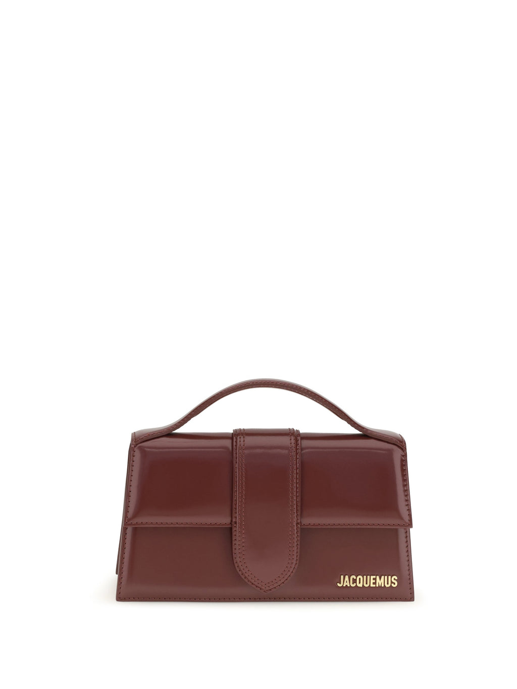 Jacquemus Le Grand Bambino Shoulder Bag — Burgundy
