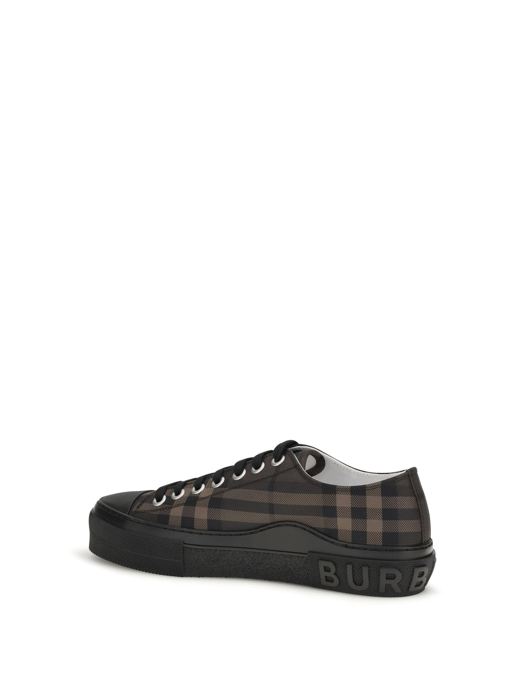 Burberry Jack Check Sneakers — Brown