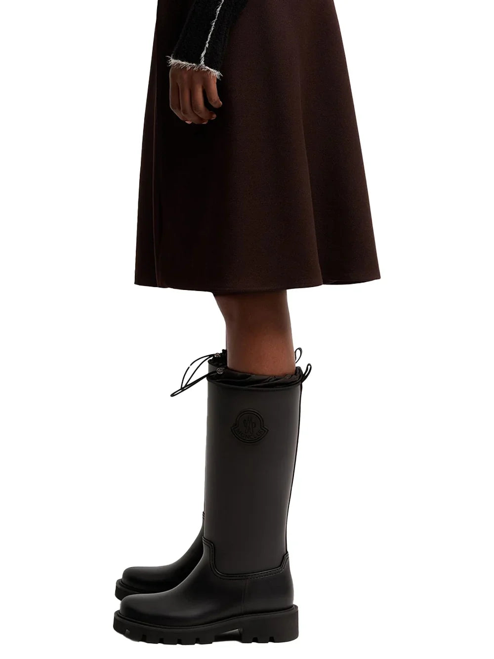 Moncler Virgin Wool Gabardine Skirt