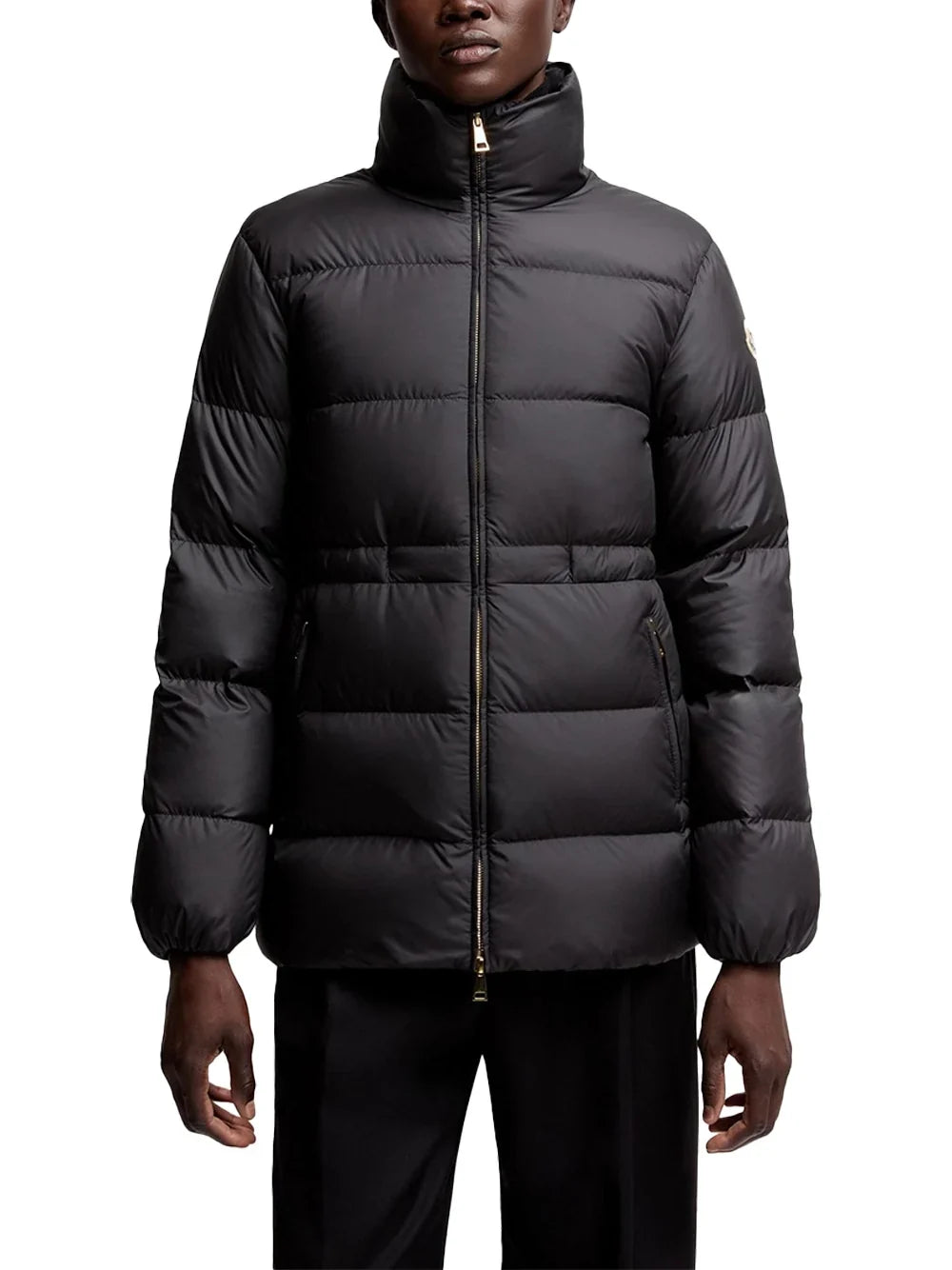 Moncler Brossette Down Jacket — Black