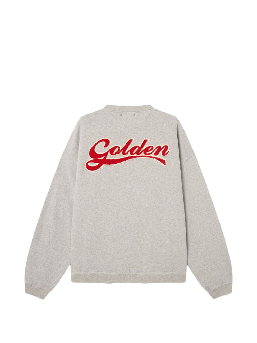 Golden Goose Cotton Crew Neck Sweatshirt — Grey
