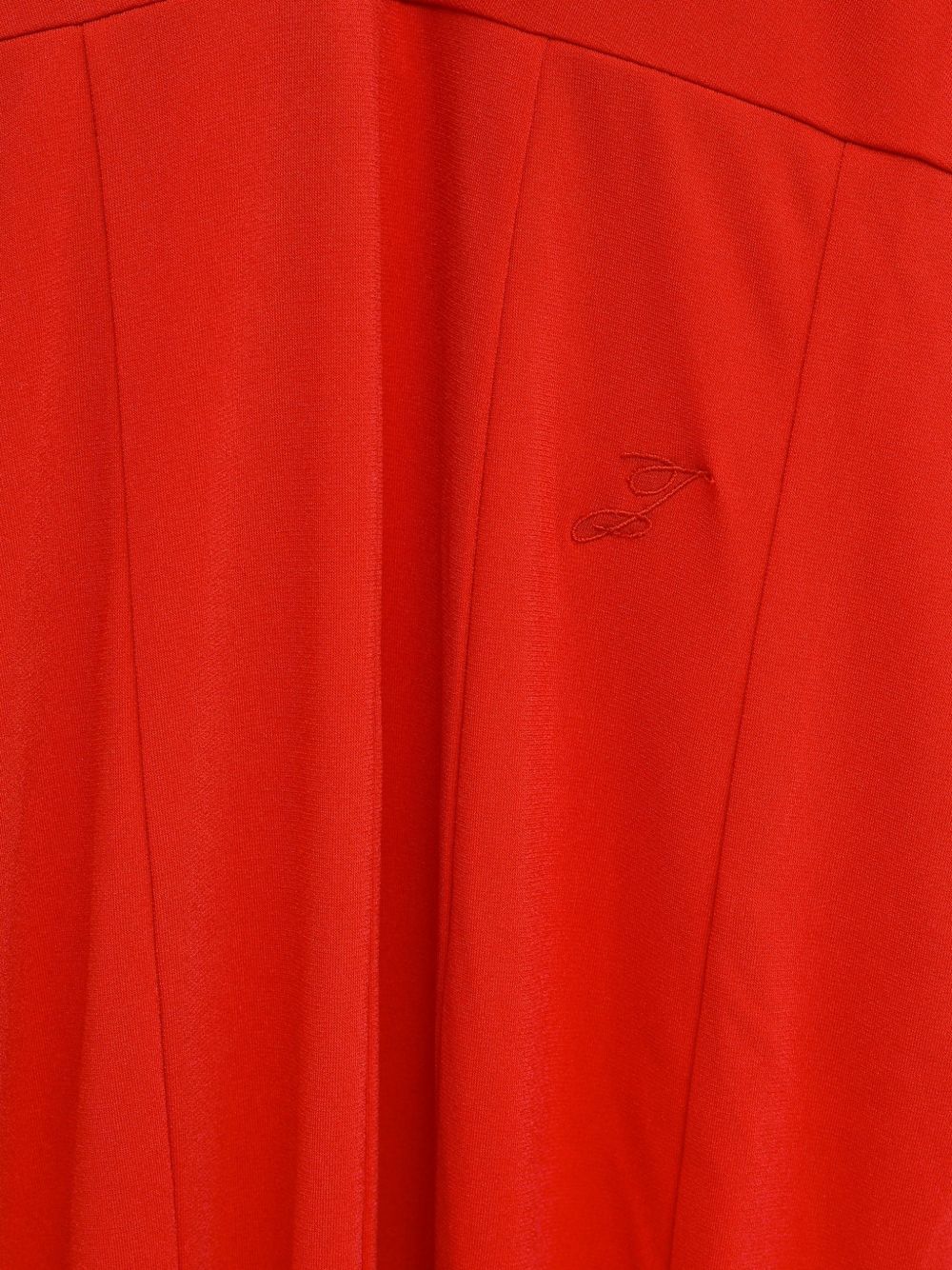 JACQUEMUS Batwing-Sleeve Jersey Dress — Red
