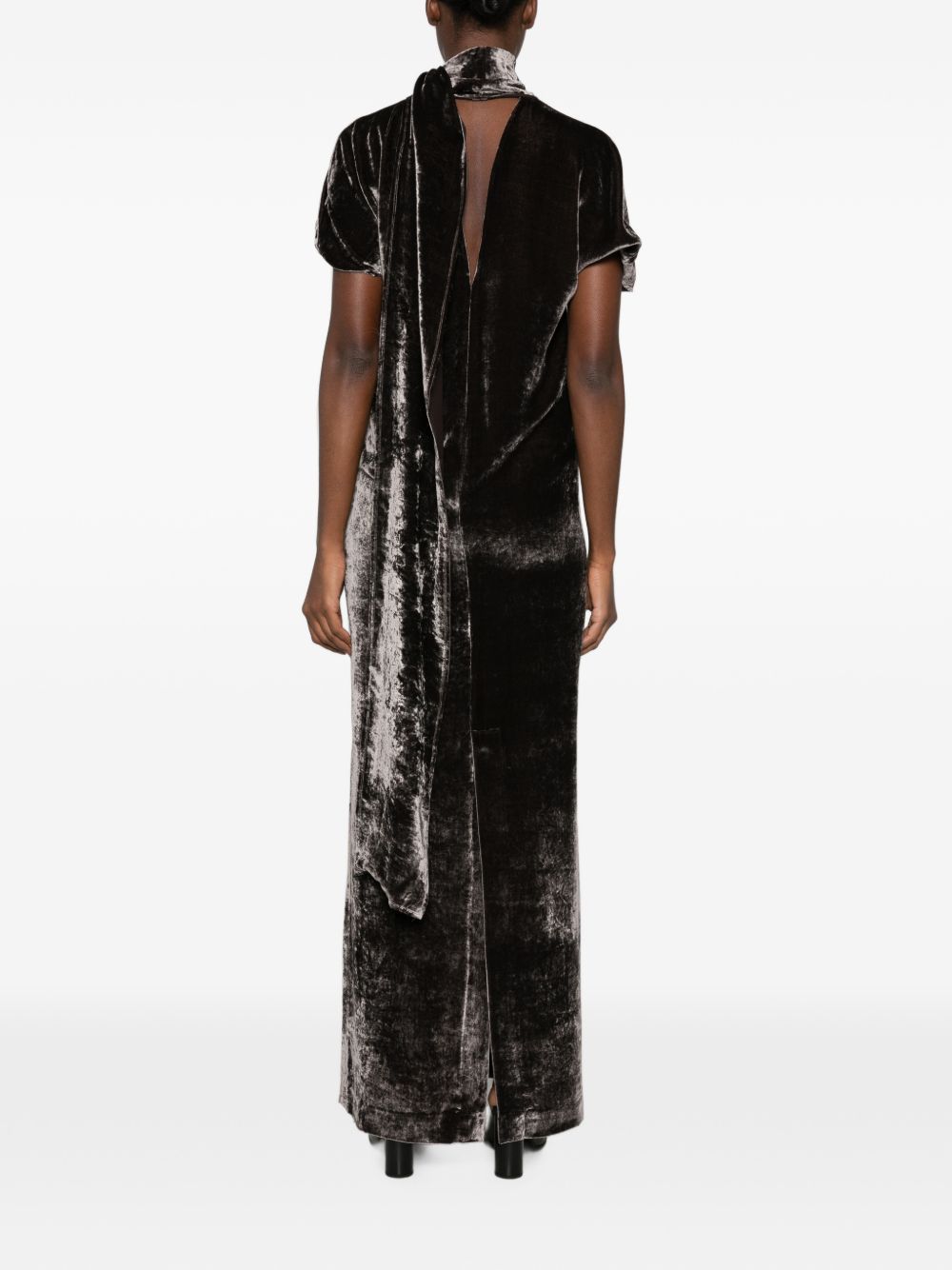 Cortana Iris Dress — Black