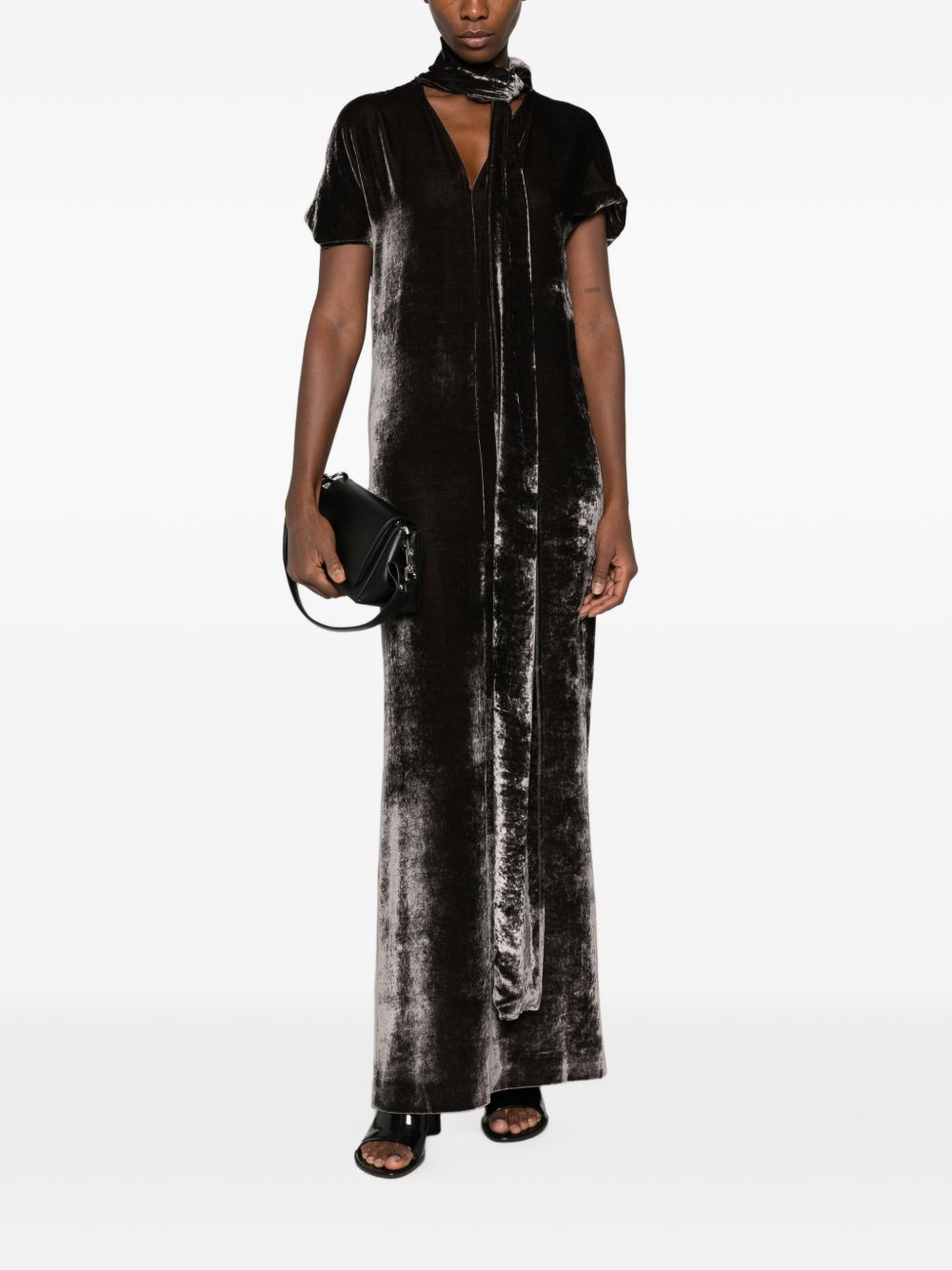 Cortana Iris Dress — Black