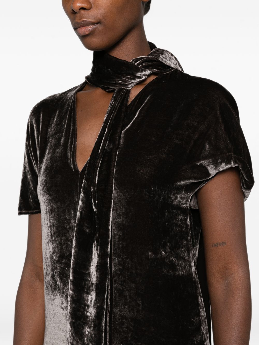 Cortana Iris Dress — Black