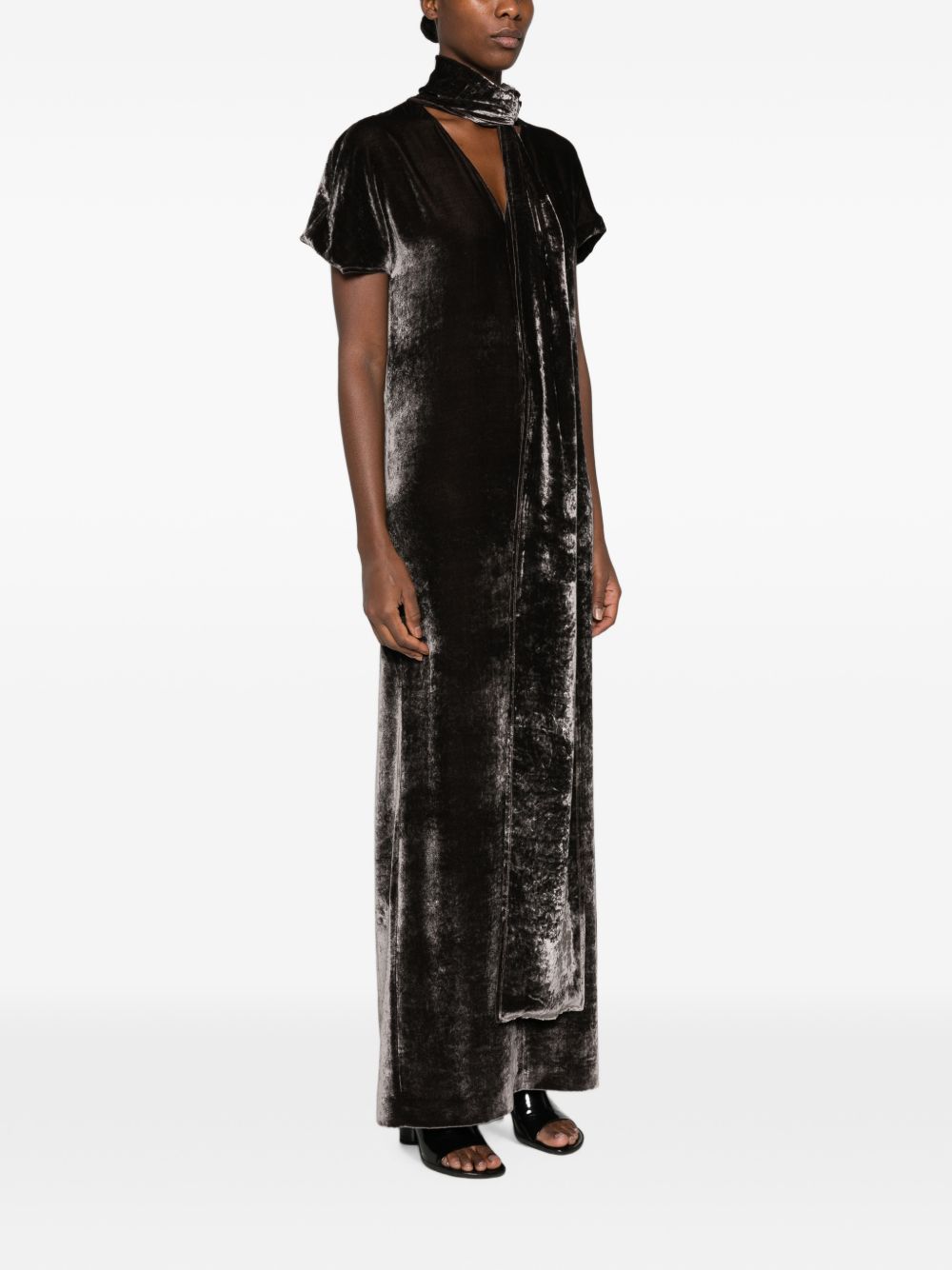 Cortana Iris Dress — Black