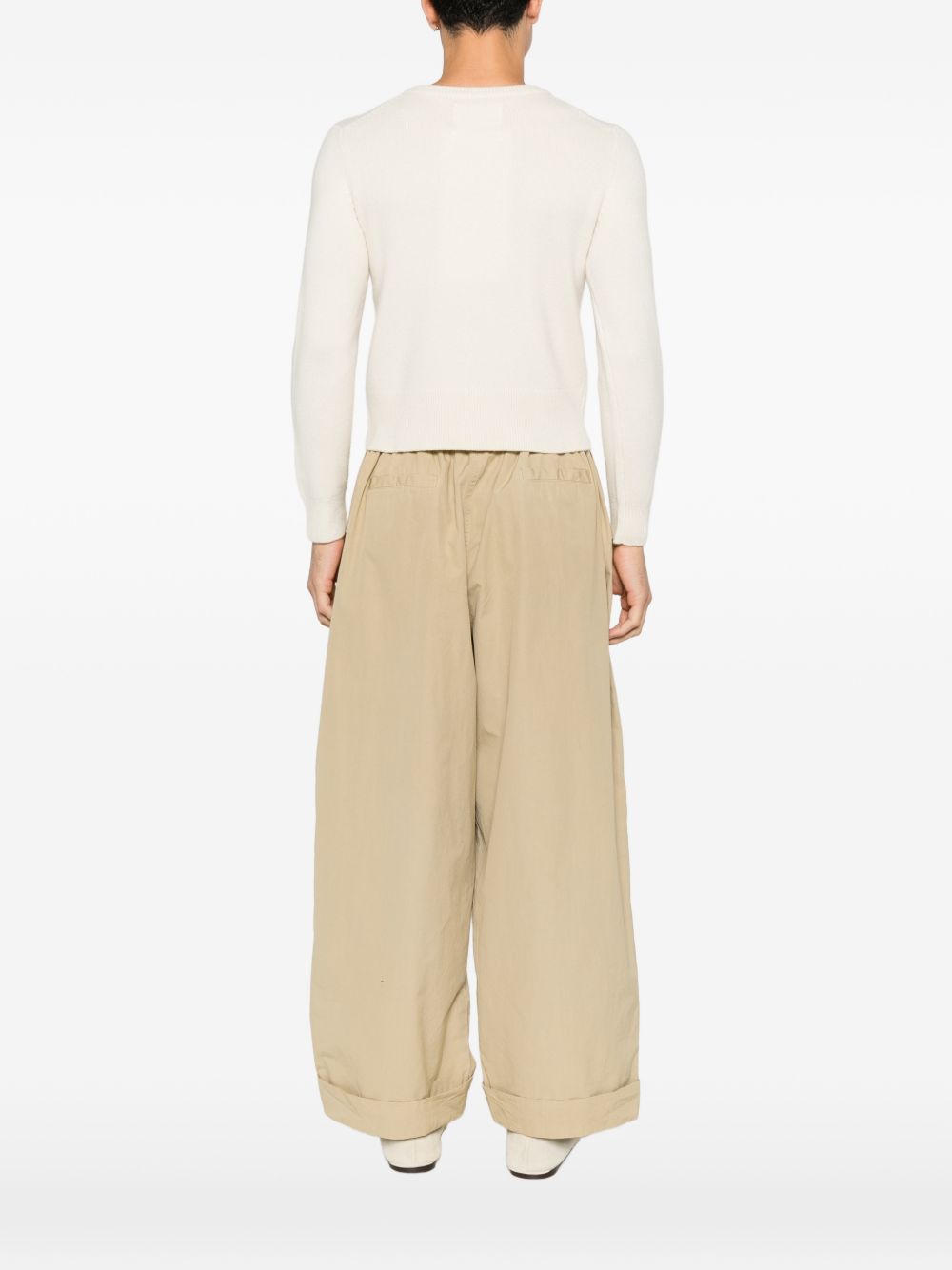 extreme Cashmere Crewneck Sweater — Ecru