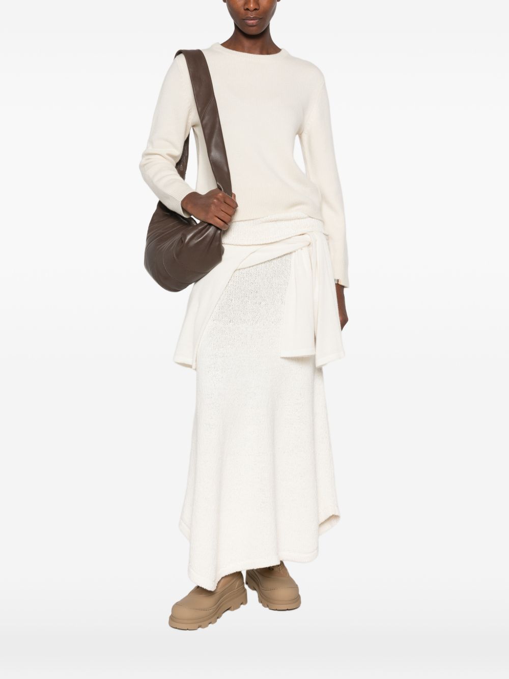 extreme Cashmere Crewneck Sweater — Ecru