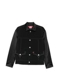 Junya Watanabe Wool Contrast Stitching Jacket — Black