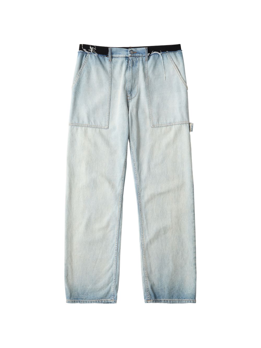 MM6 Maison Margiela Cargo Pocket Jeans — Light Blue