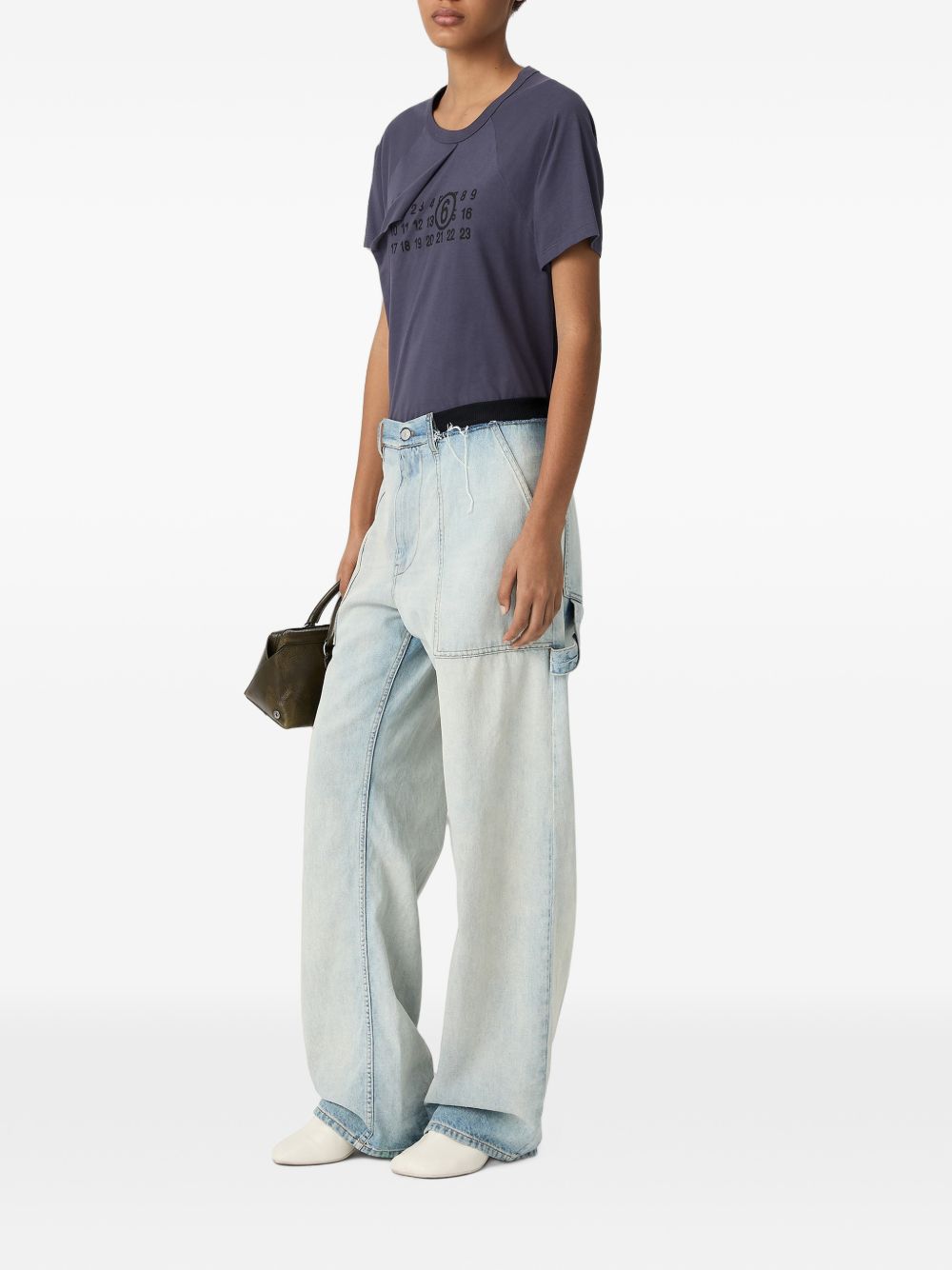 MM6 Maison Margiela Cargo Pocket Jeans — Light Blue