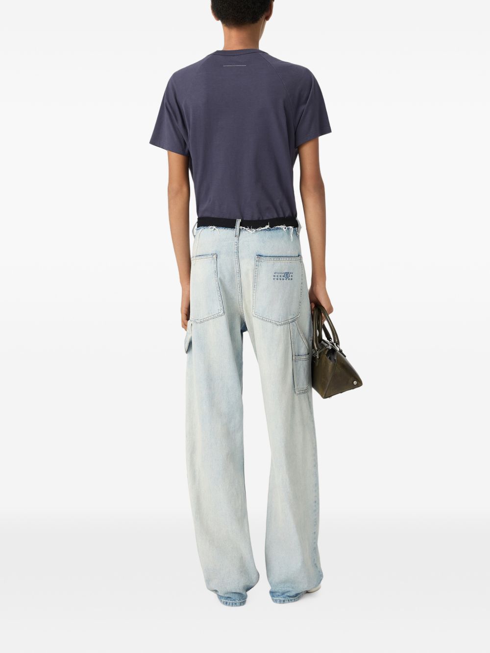 MM6 Maison Margiela Cargo Pocket Jeans — Light Blue