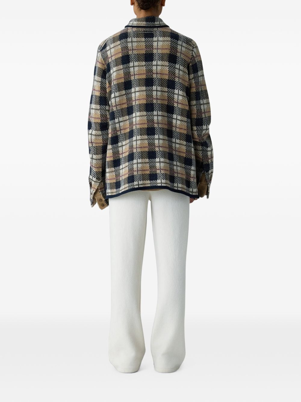GUEST IN RESIDENCE Check Wool Shirt — Camel