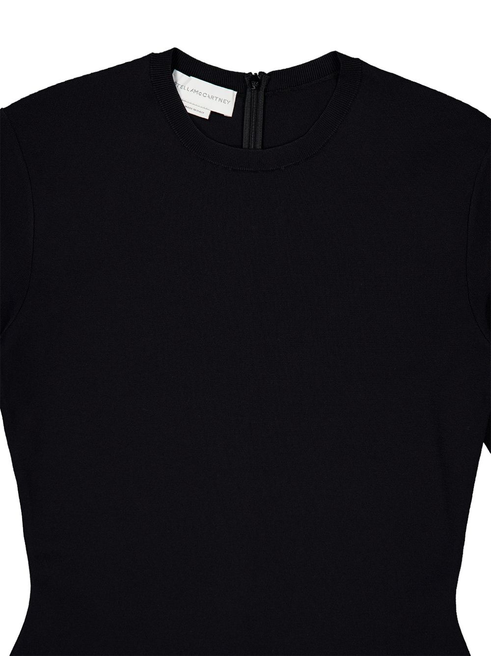 Stella McCartney Bell Sleeve Midi Dress — Black