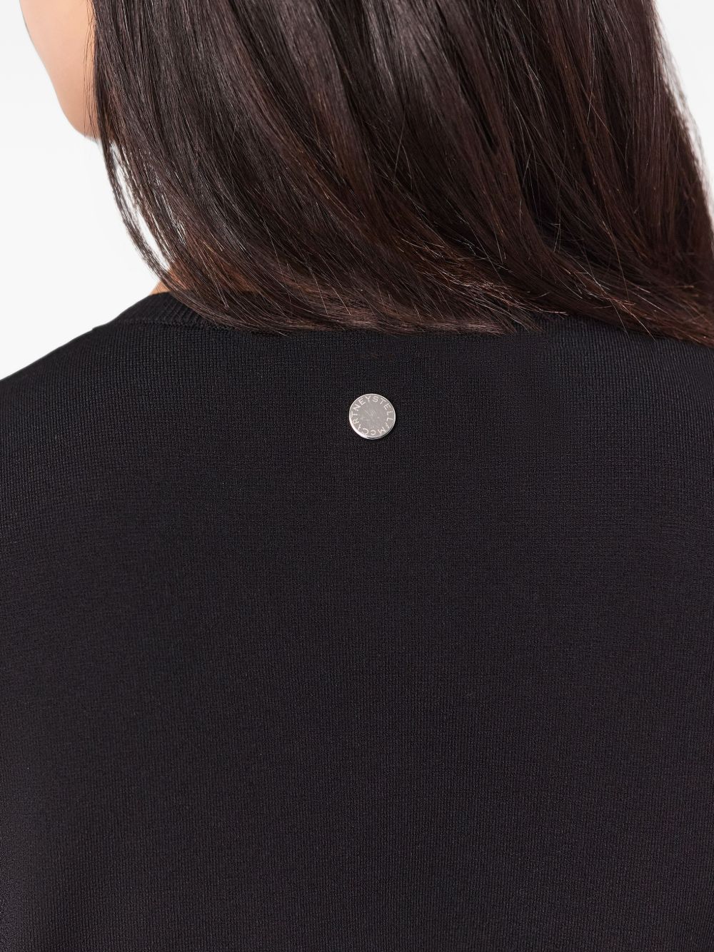 Stella McCartney Bell Sleeve Knit Cardigan — Black
