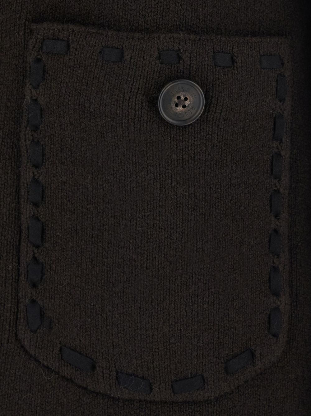 GUEST IN RESIDENCE Fringed Cashmere Wool Jacket — Black