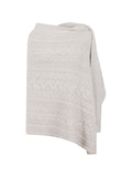 Ermanno Scervino Cable-Knit Cape — Cream