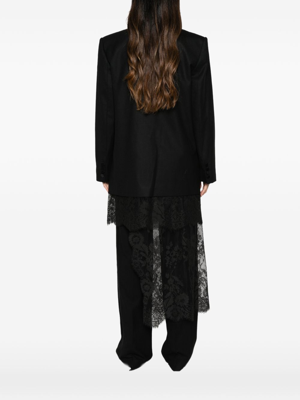 Zimmermann Wool Double-Breasted Blazer — Black