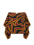 Pucci Abstract-Print Silk Blouse — Black