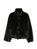 Forte Forte Faux Fur Jacket — Black
