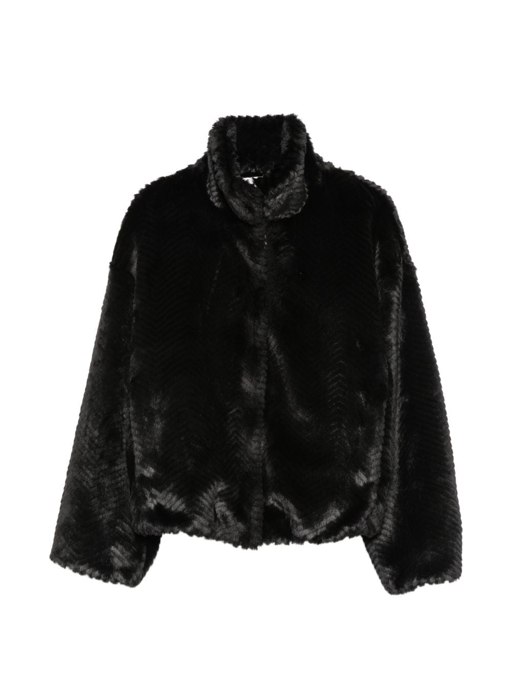 Forte Forte Faux Fur Jacket — Black