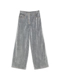 Forte Forte Wide-Leg Denim Jeans — Grey