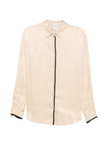 Forte Forte Contrast Trim Shirt — Cream