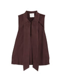 Forte Forte Silk Tunic — Burgundy