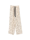 Forte Forte Paisley-Printed Drawstring Trousers — Cream